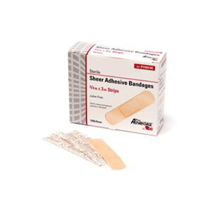 BAND AID PRO ADV 3/4" X 3" SHEER 100/BX